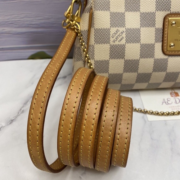 โค๏ธโ๐ฉนSOLDโค๏ธโ๐ฉน Louis Vuitton Eva Damier Azur Chain Clutch 2 Way Purse (SN2123) - Picture 5 of 15